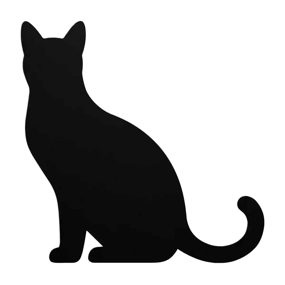 Pets Tail Wrapped Cat Metal Sign
