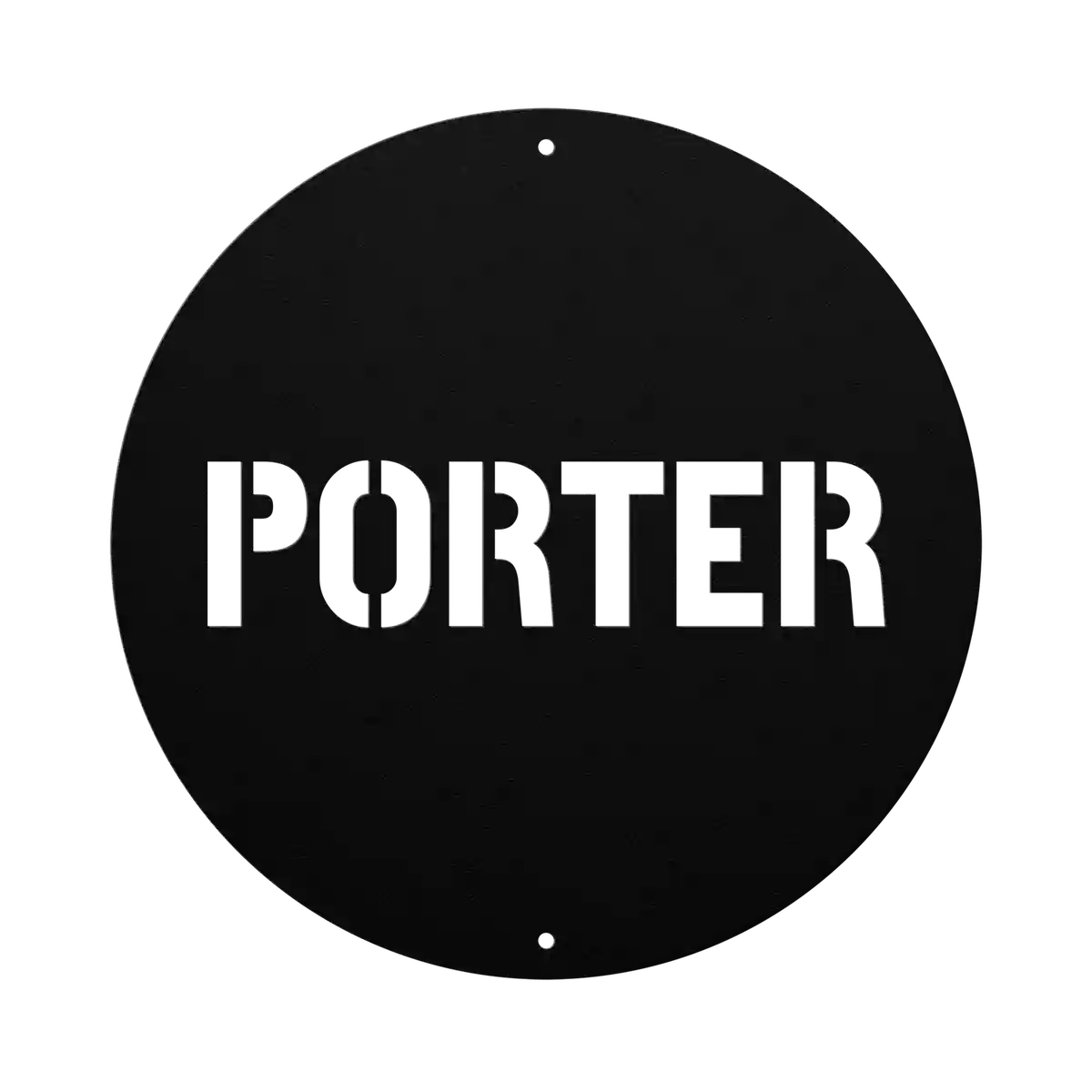 Porter Family Name Sign