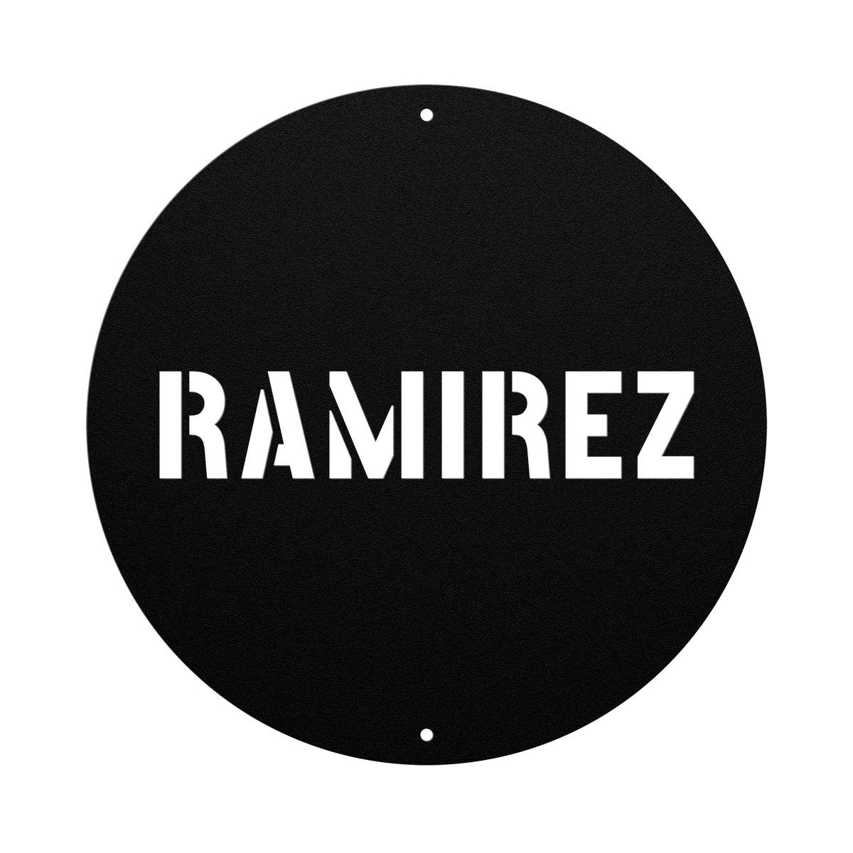 Ramirez Family Name Sign