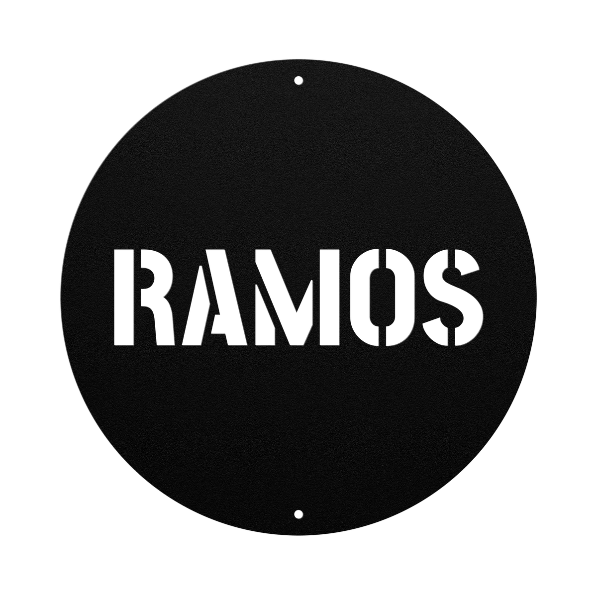 Ramos Family Name Sign