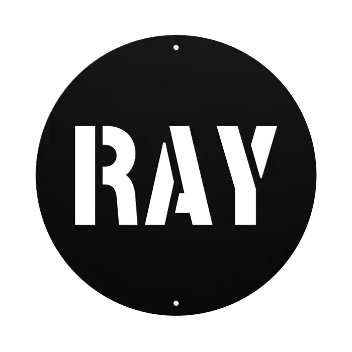 Ray Family Name Sign
