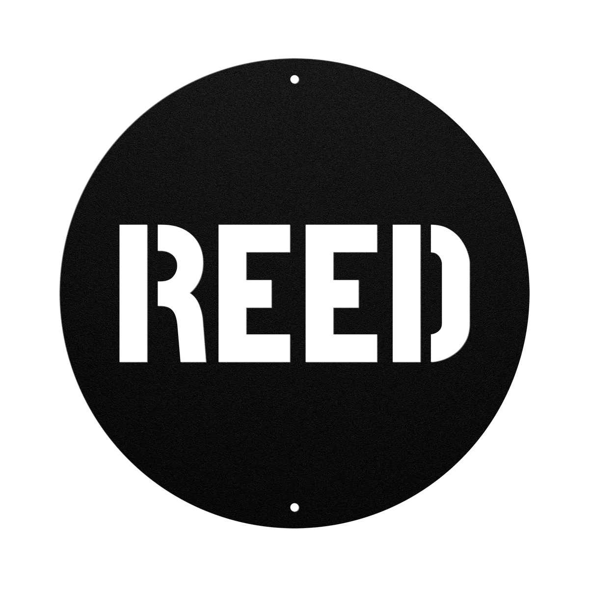 Reed Family Name Sign
