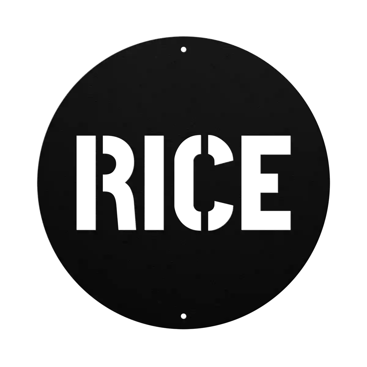 Rice Family Name Sign