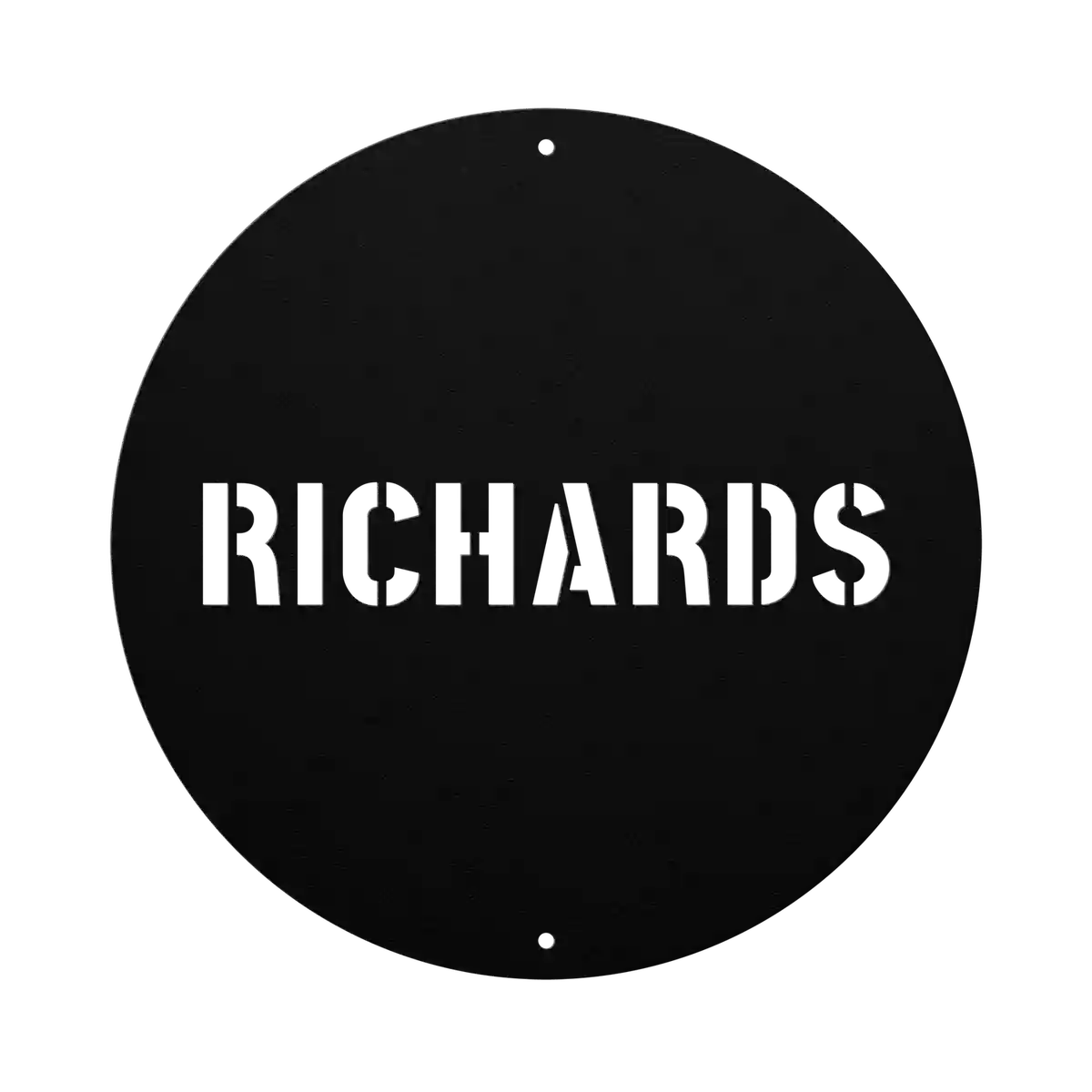 Richards Family Name Sign
