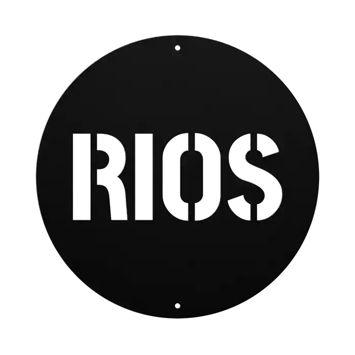 Rios Family Name Sign