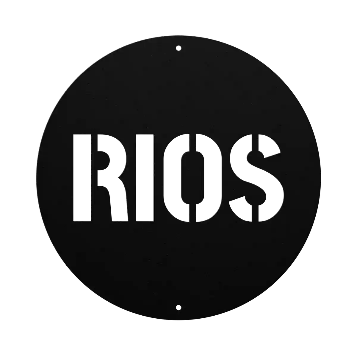 Rios Family Name Sign