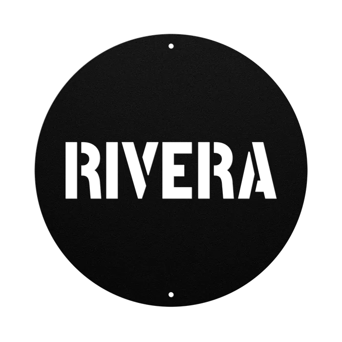 Rivera Family Name Sign