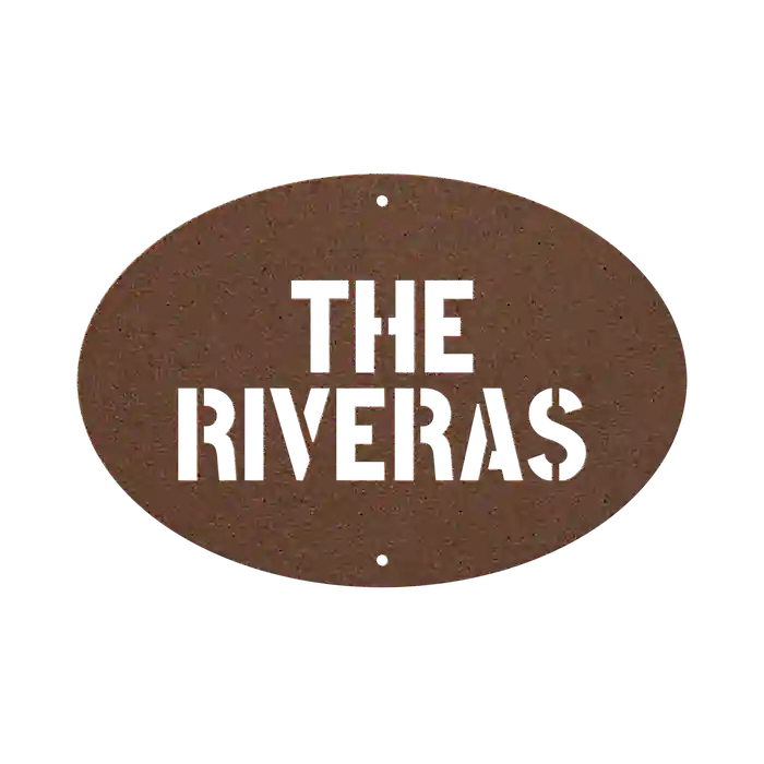 Rivera Family Name Sign