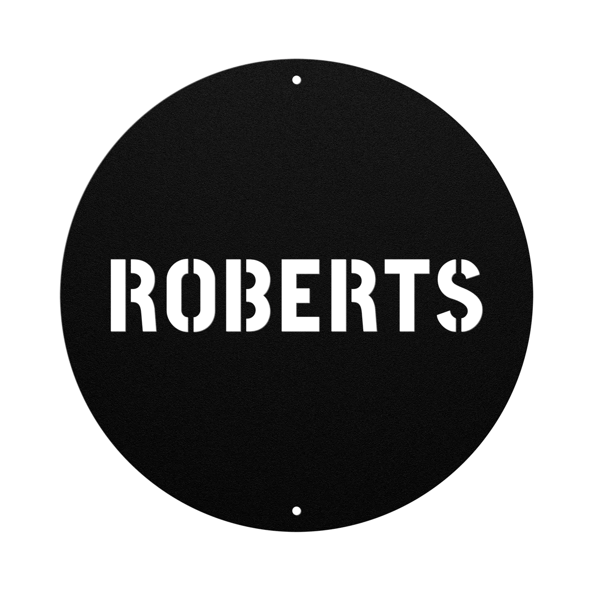 Roberts Family Name Sign