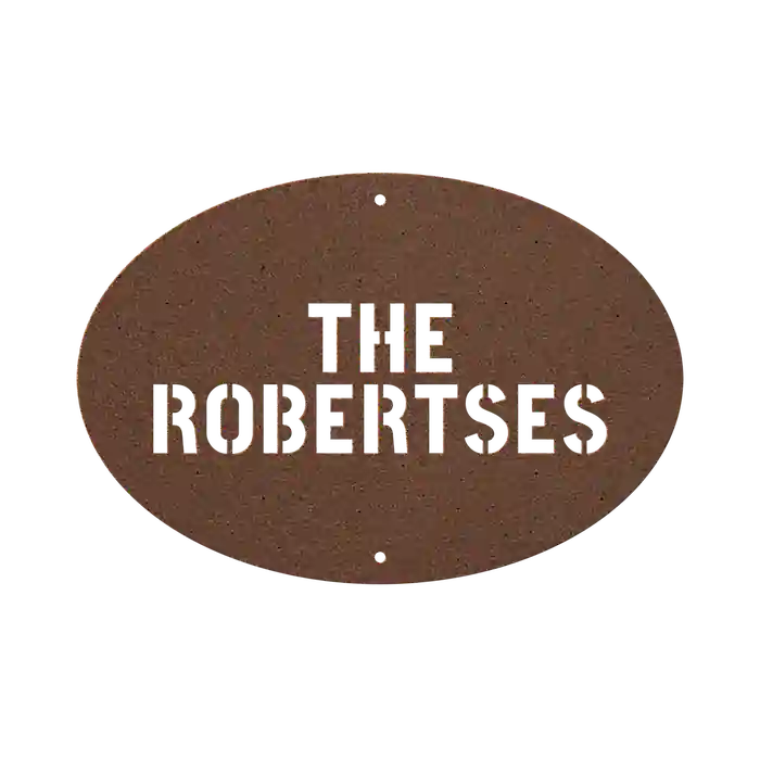 Roberts Family Name Sign