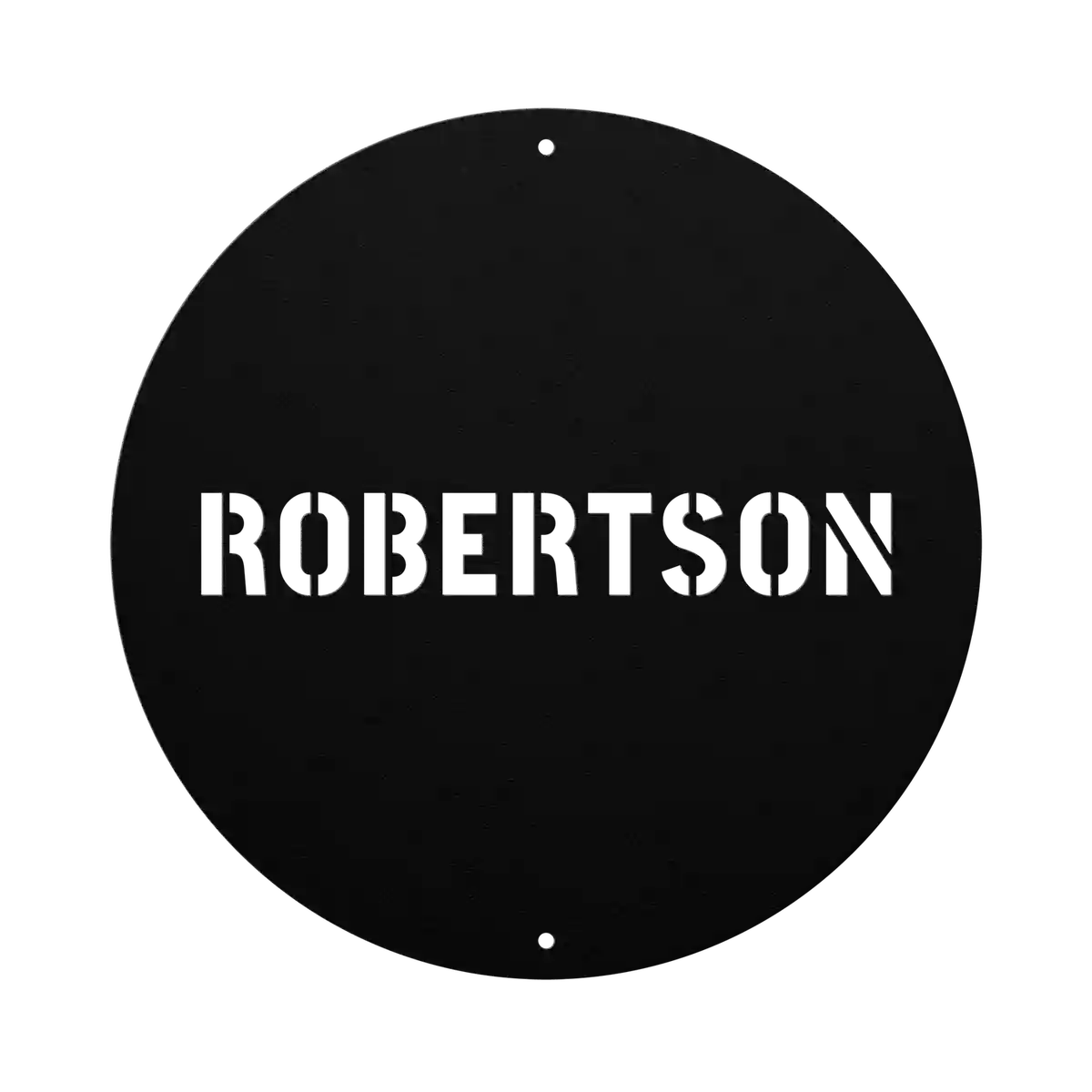 Robertson Family Name Sign