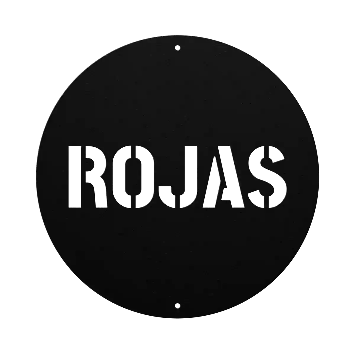 Rojas Family Name Sign