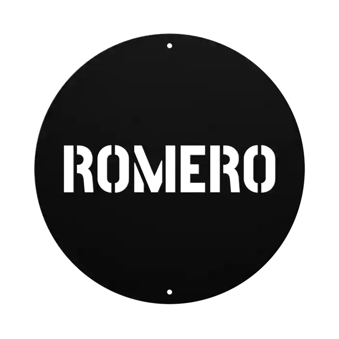 Romero Family Name Sign