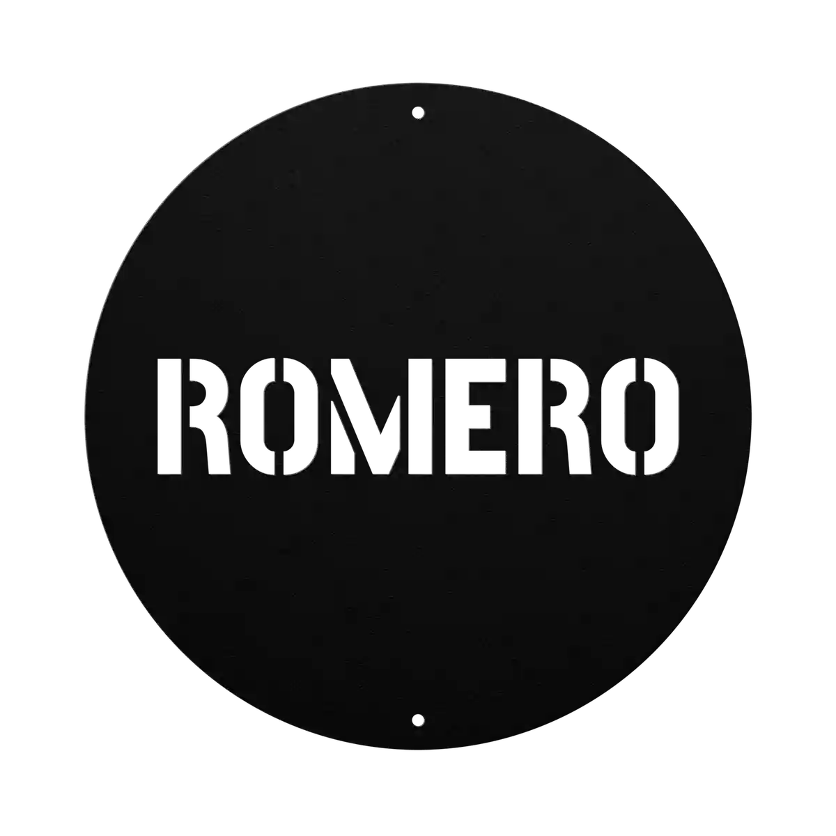 Romero Family Name Sign
