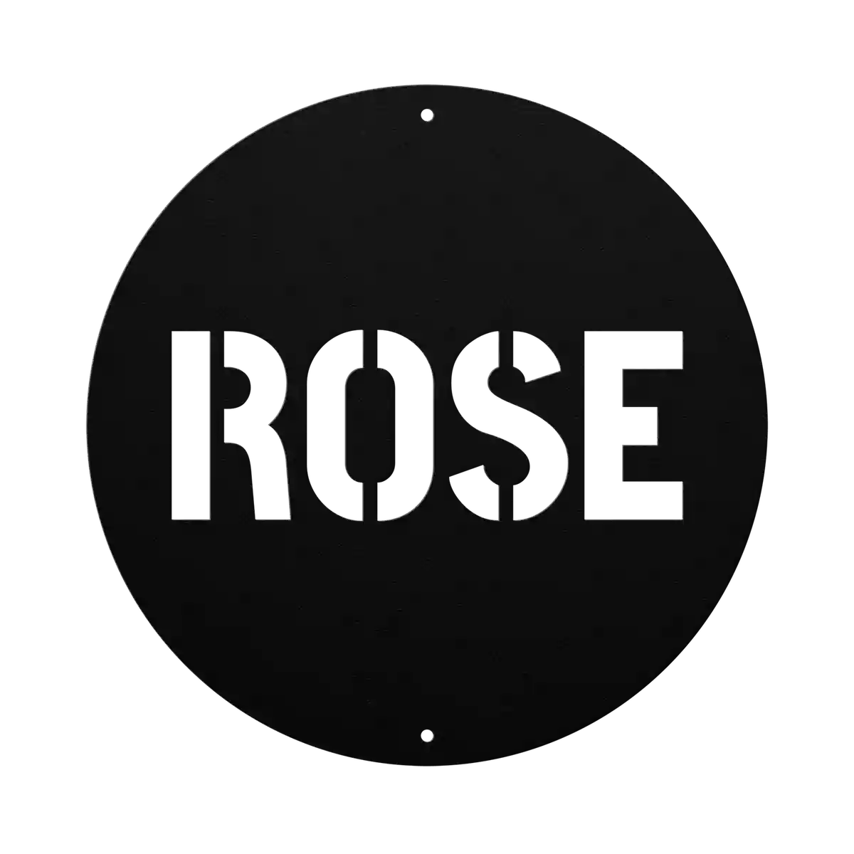 Rose Family Name Sign