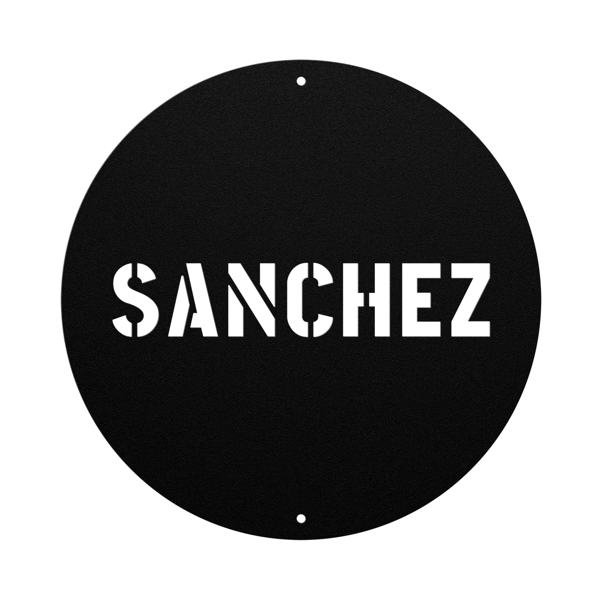 Sanchez Family Name Sign