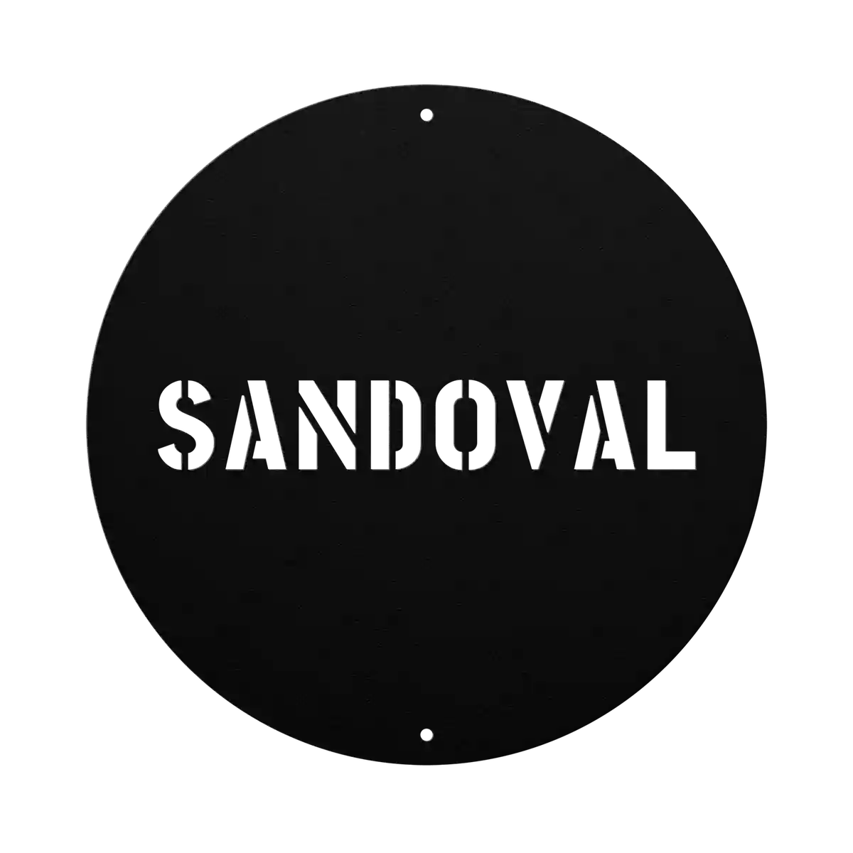 Sandoval Family Name Sign