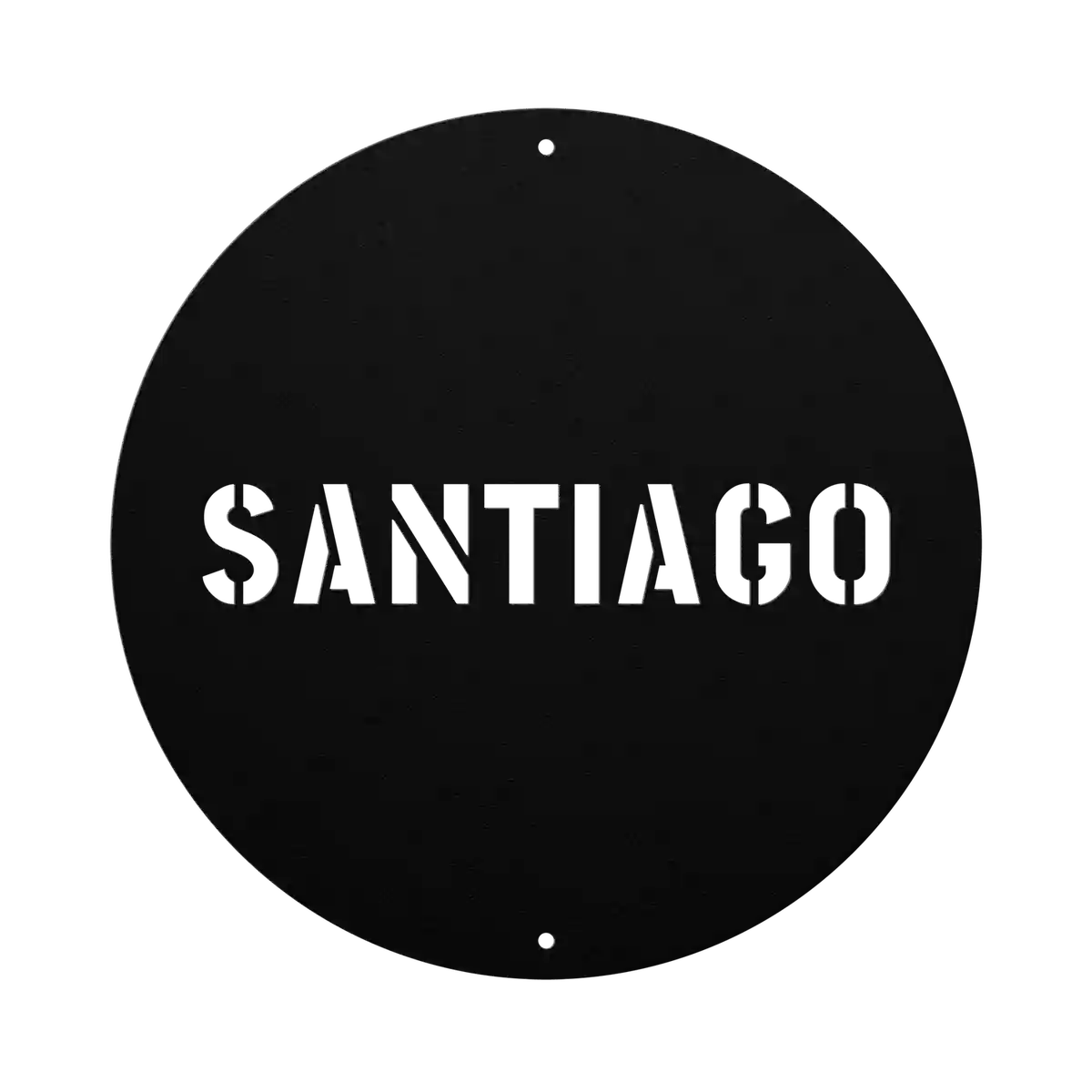 Santiago Family Name Sign