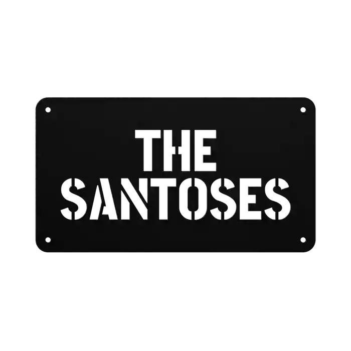 Santos Family Name Sign