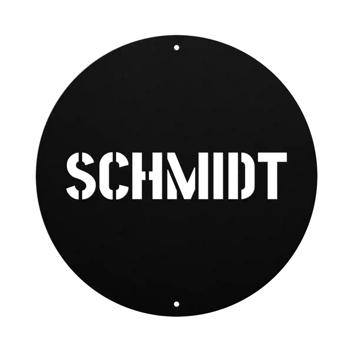 Schmidt Family Name Sign