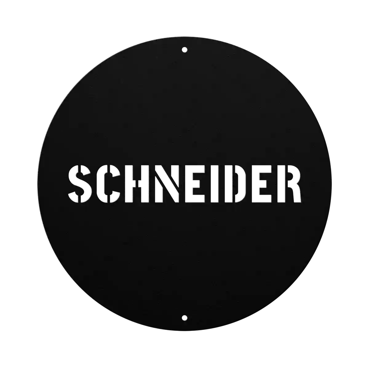 Schneider Family Name Sign