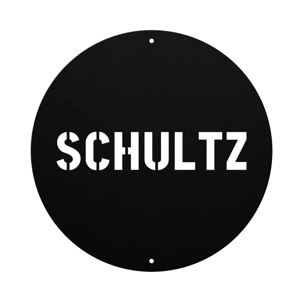 Schultz Family Name Sign