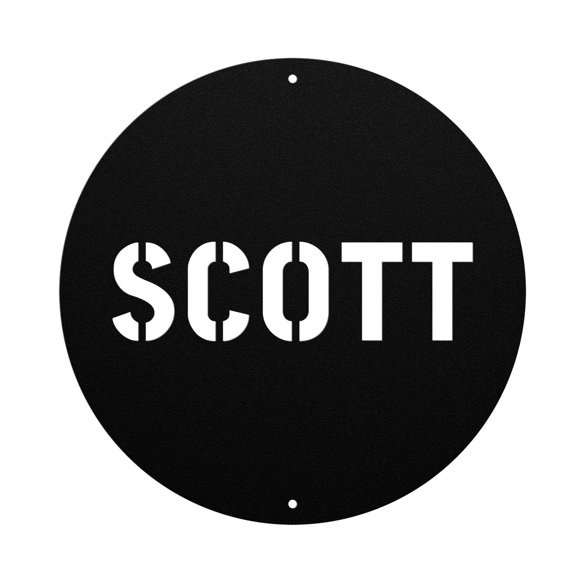 Scott Family Name Sign