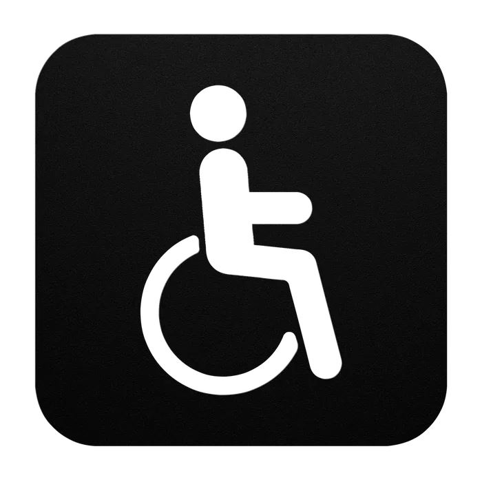 Signage Accessible Metal Sign
