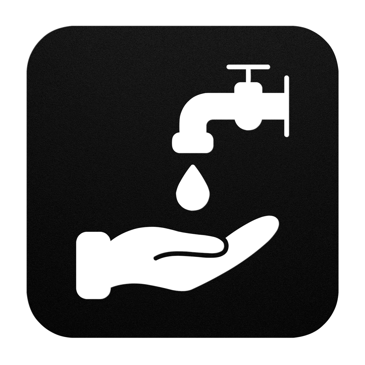 Signage Hand Washing Metal Sign