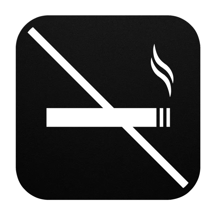 Signage No Smoking Metal Sign
