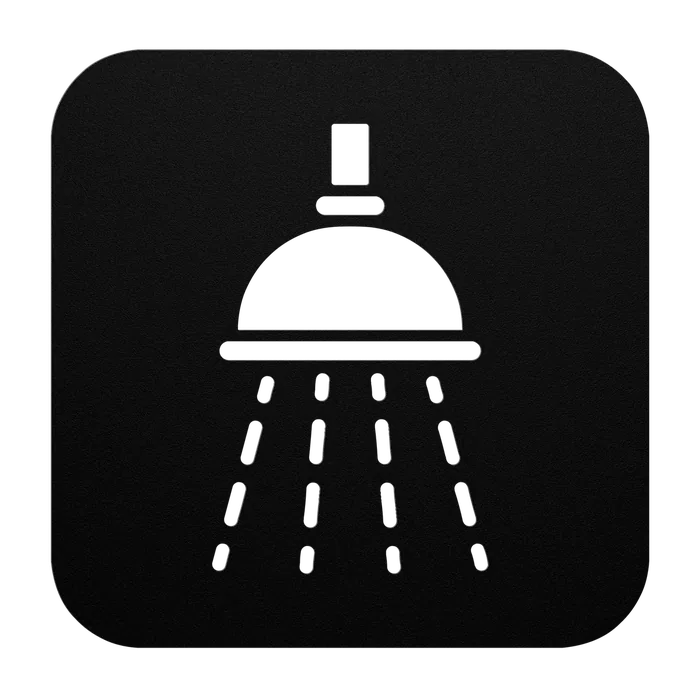 Signage Shower Metal Sign