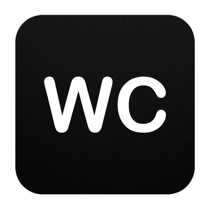 Signage WC Metal Sign