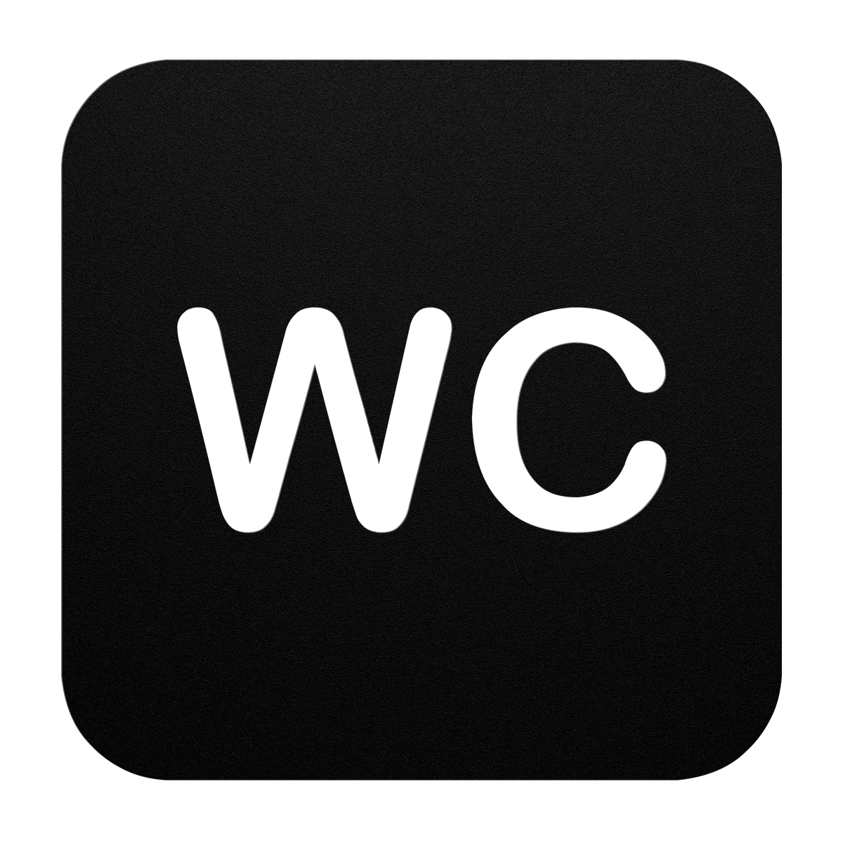 Signage WC Metal Sign
