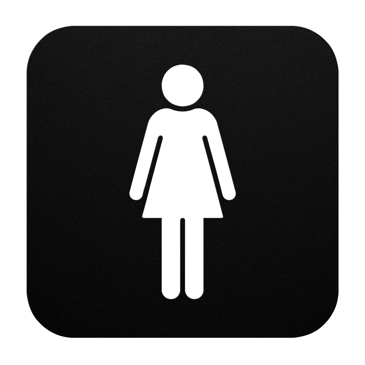 Signage Womens Restroom Metal Sign