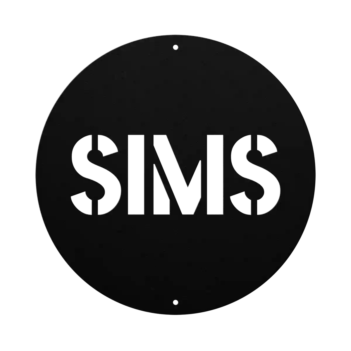 Sims Family Name Sign