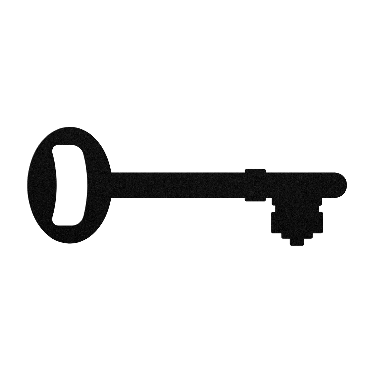 Skeleton Key Slot Bow Metal Sign