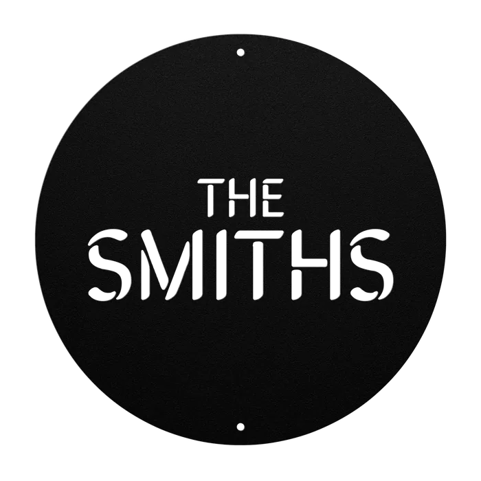 Smith Family Name Sign