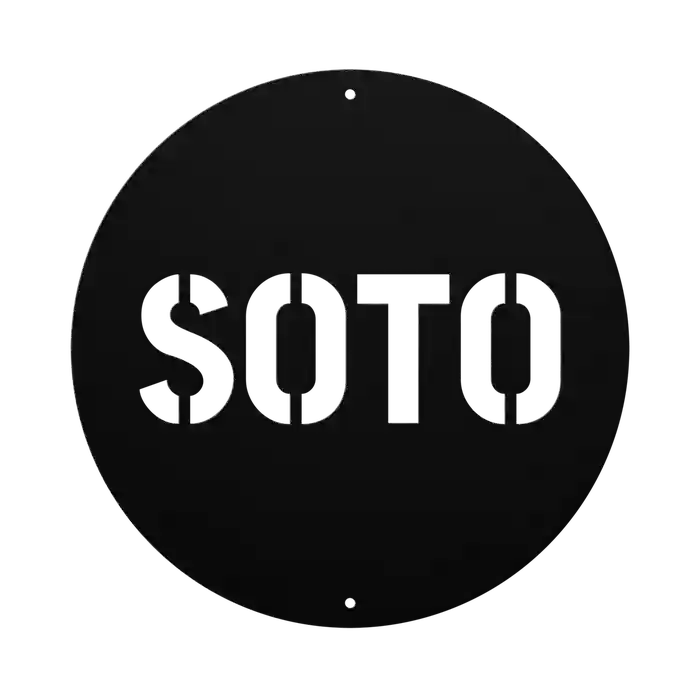 Soto Family Name Sign