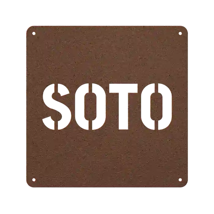 Soto Family Name Sign