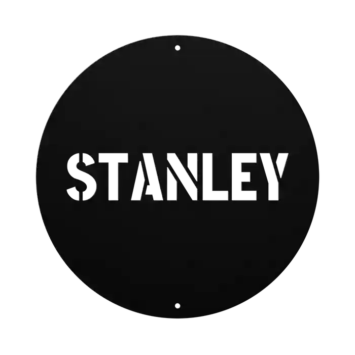 Stanley Family Name Sign