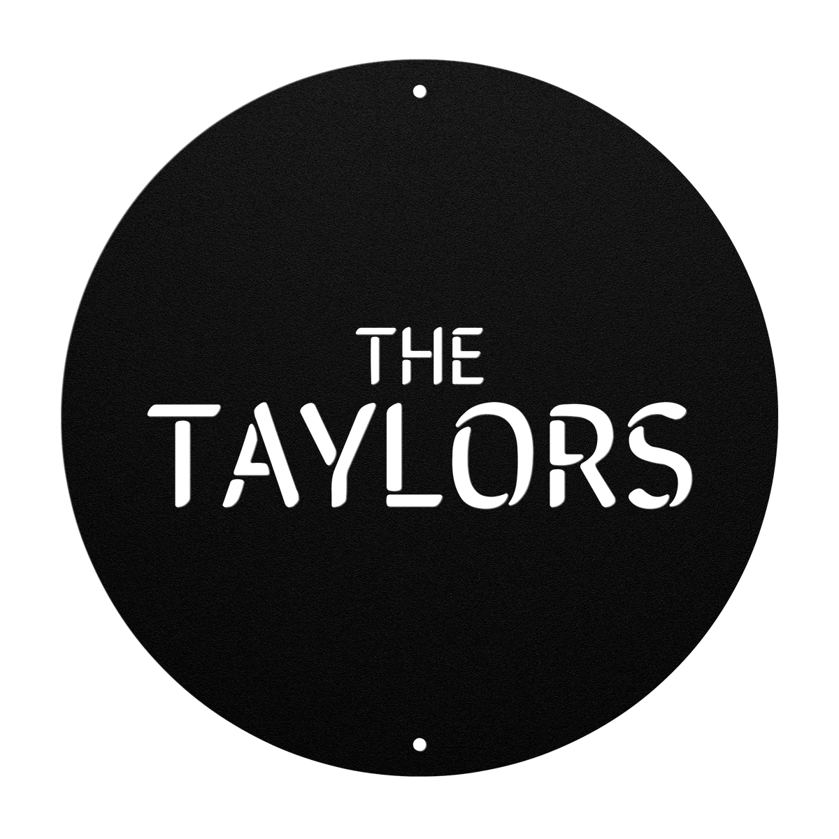 Taylor Family Name Sign