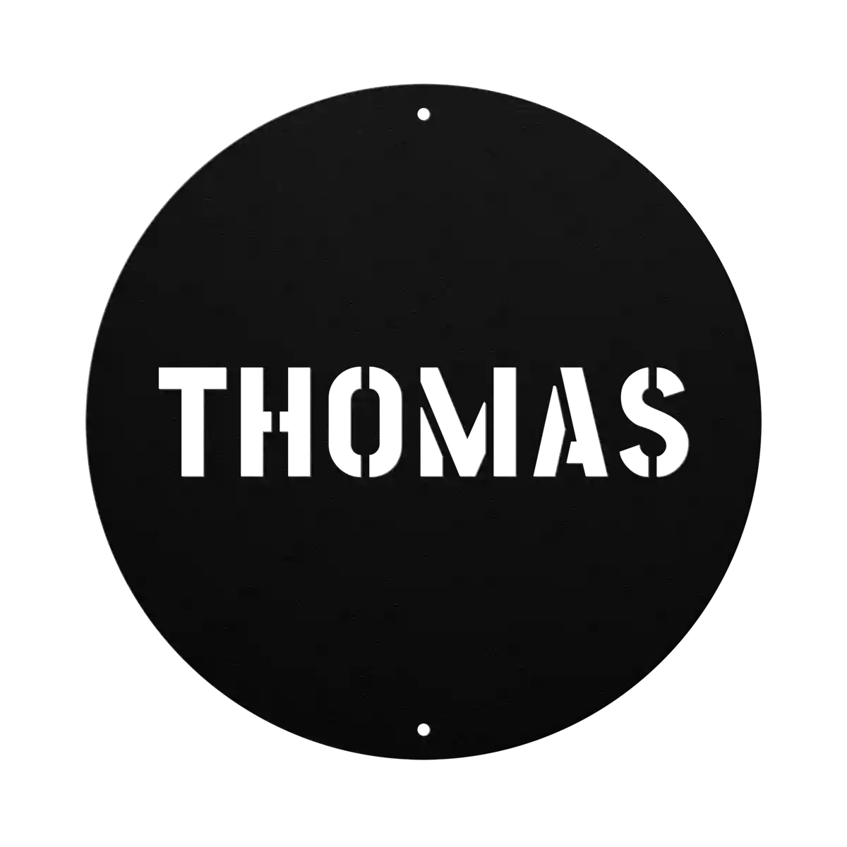 Thomas Family Name Sign