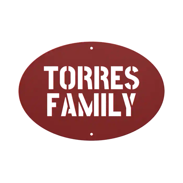 Torres Family Name Sign