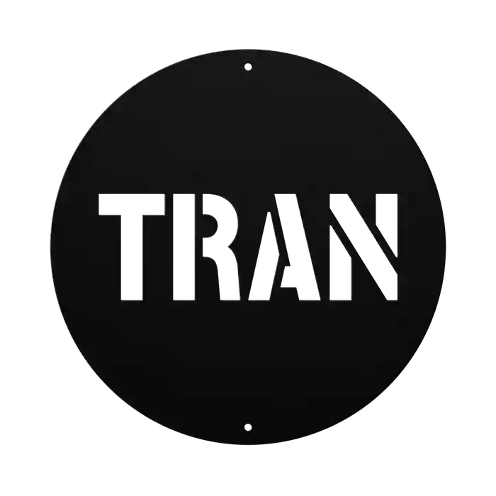 Tran Family Name Sign