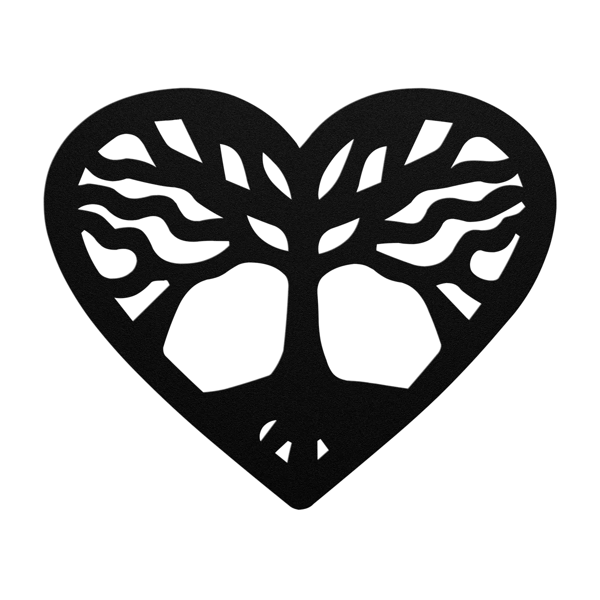Tree of Life Bold Branch Heart Metal Sign