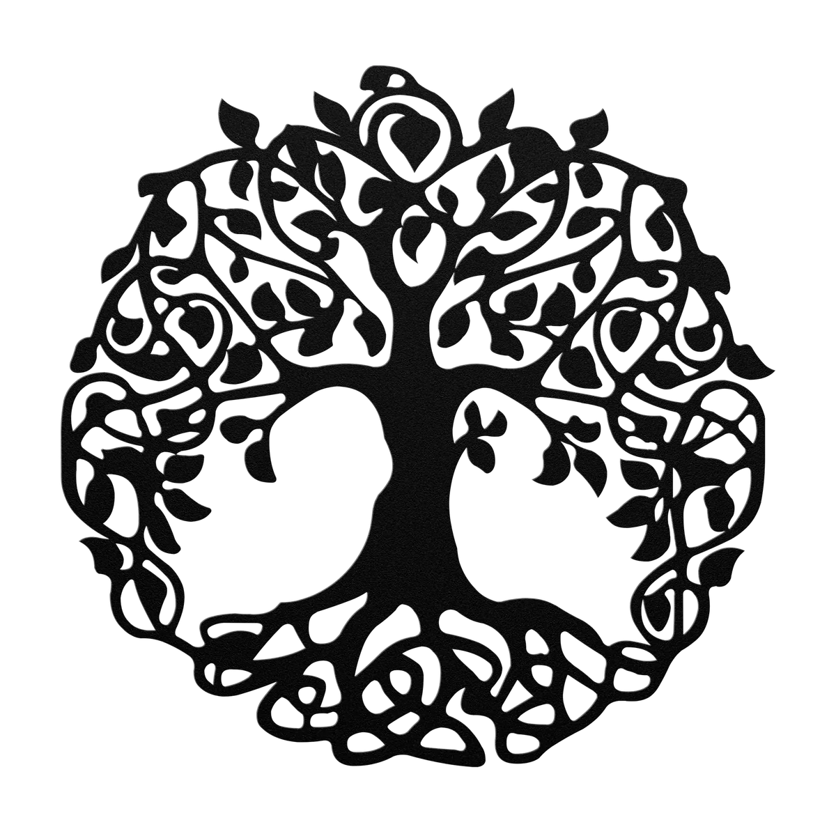 Tree of Life Vine Ring Metal Sign