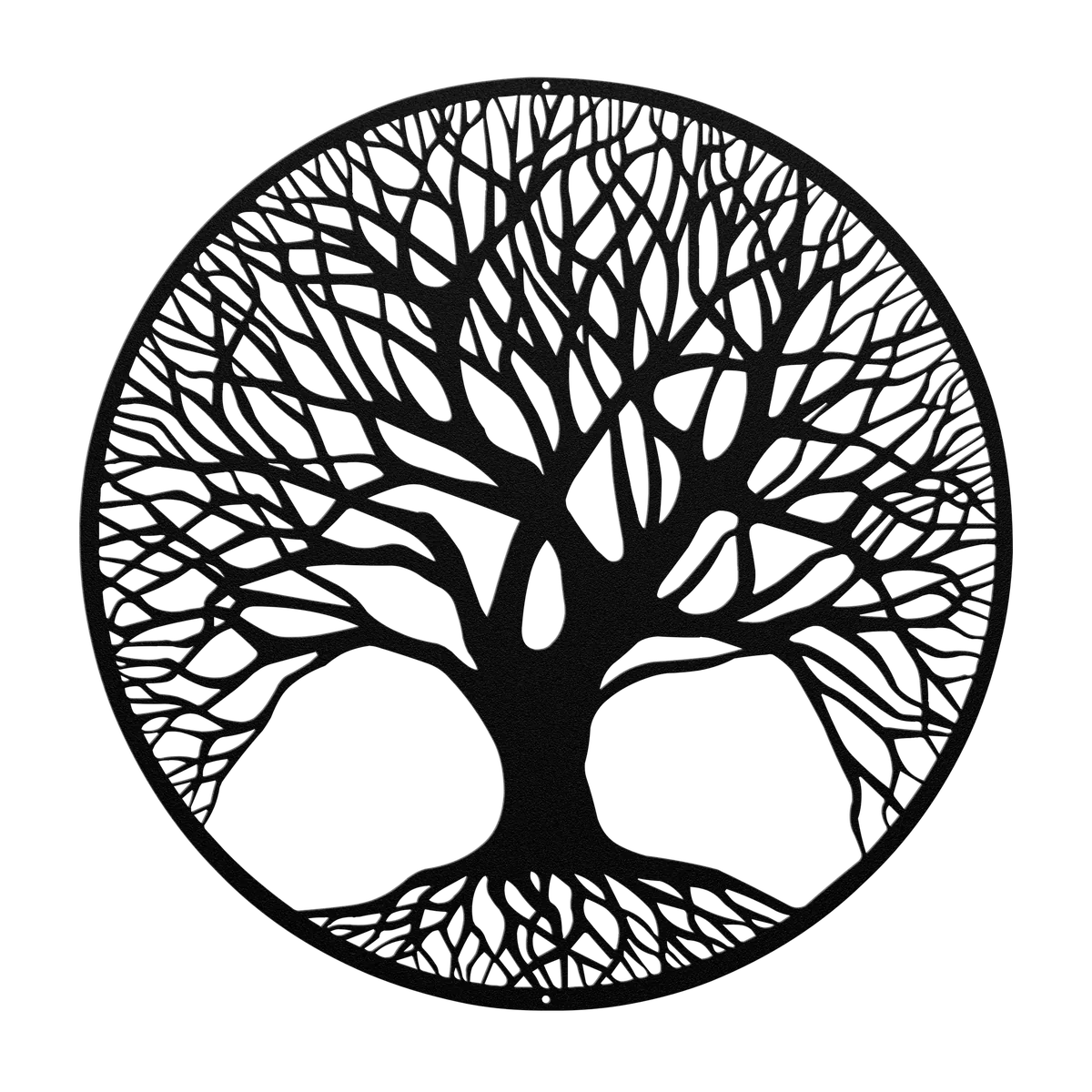 Tree of Life Winter Branches Metal Sign