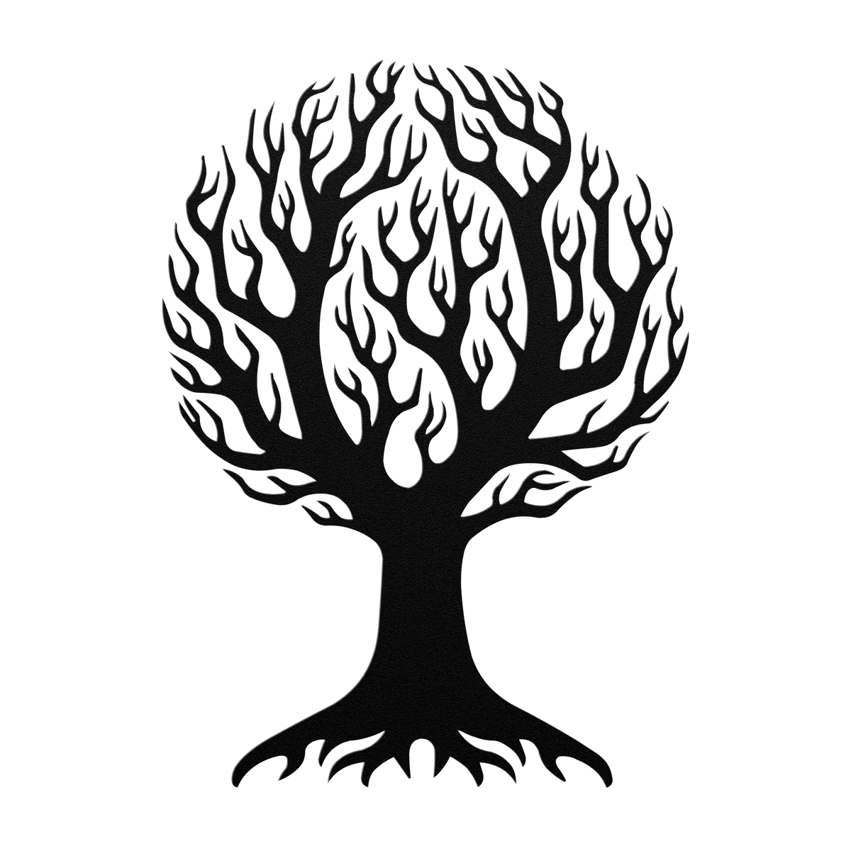 Tree of Life Young Tree Metal Sign