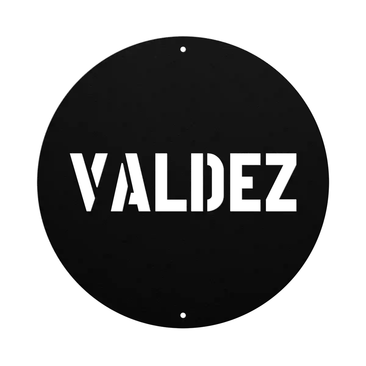 Valdez Family Name Sign