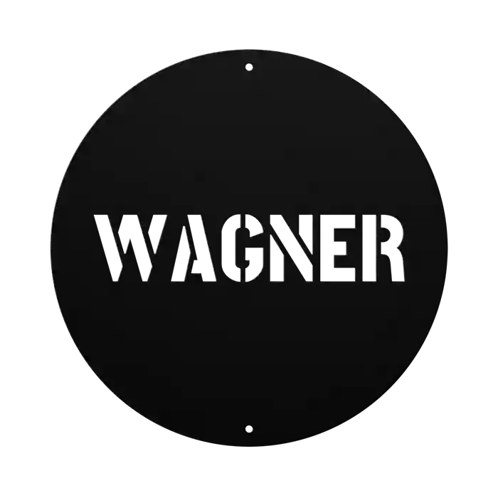 Wagner Family Name Sign